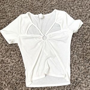 White summer top